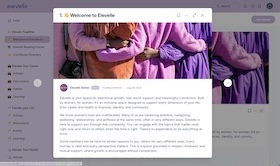 Elevelle Platform Welcome